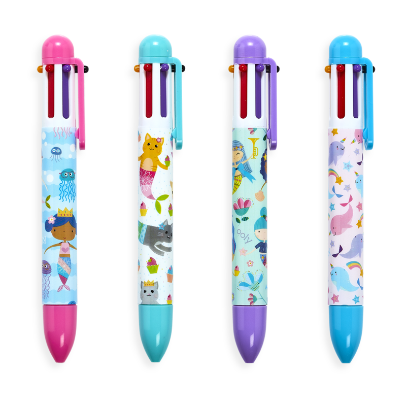 6 Click Color Pen - Mermaids    