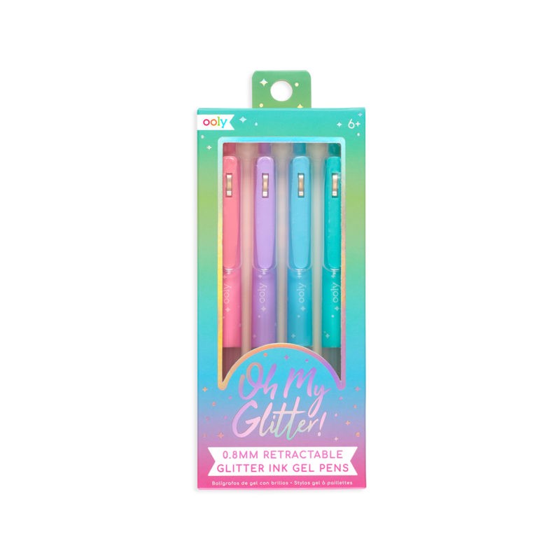 Oh My Glitter! - 4 Glitter Ink Gel Pens    
