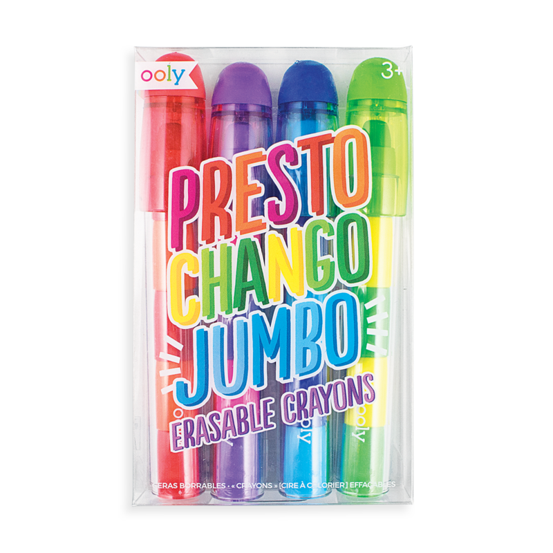 Presto Chango Jumbo Erasable Crayons — Bird in Hand