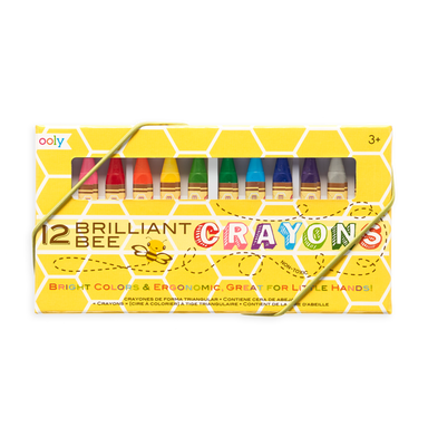 Brilliant Bee - 12 Beeswax Crayons    