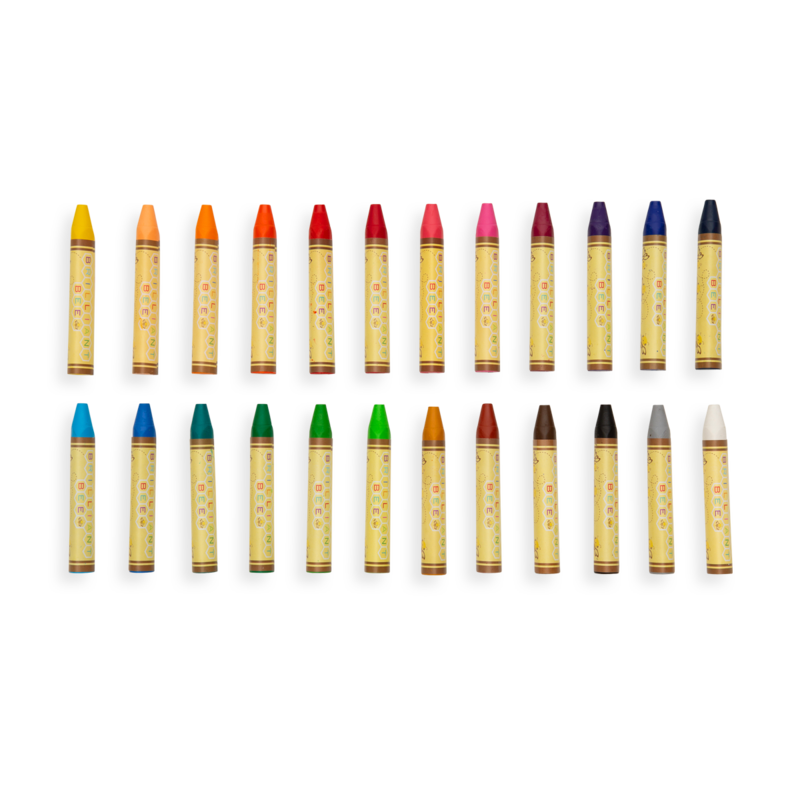 15 Beeswax Crayons - World Colors