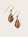 Holly Yashi Riverwind Earrings - Cocoa/Amber    