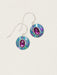 Holly Yashi Mistral Earrings - Turquoise/Purple    