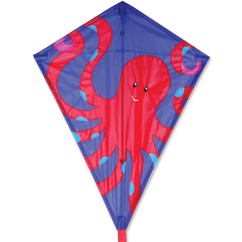 Oliver Octopus - 25 Inch Diamond Kite    