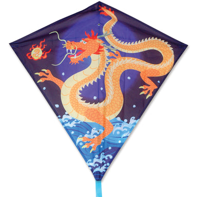 Asian Dragon 30 Inch Diamond Kite    