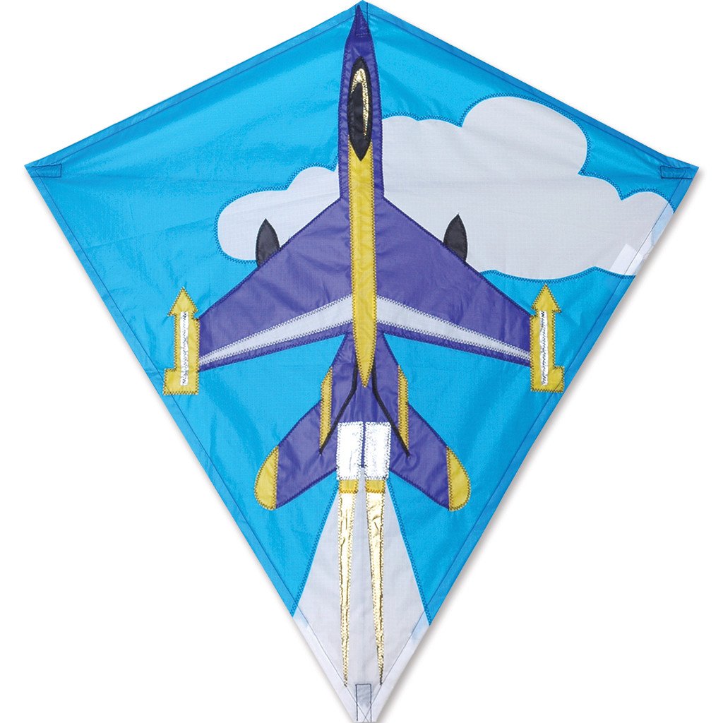 Jet Plane - 30 Inch Diamond Kite    