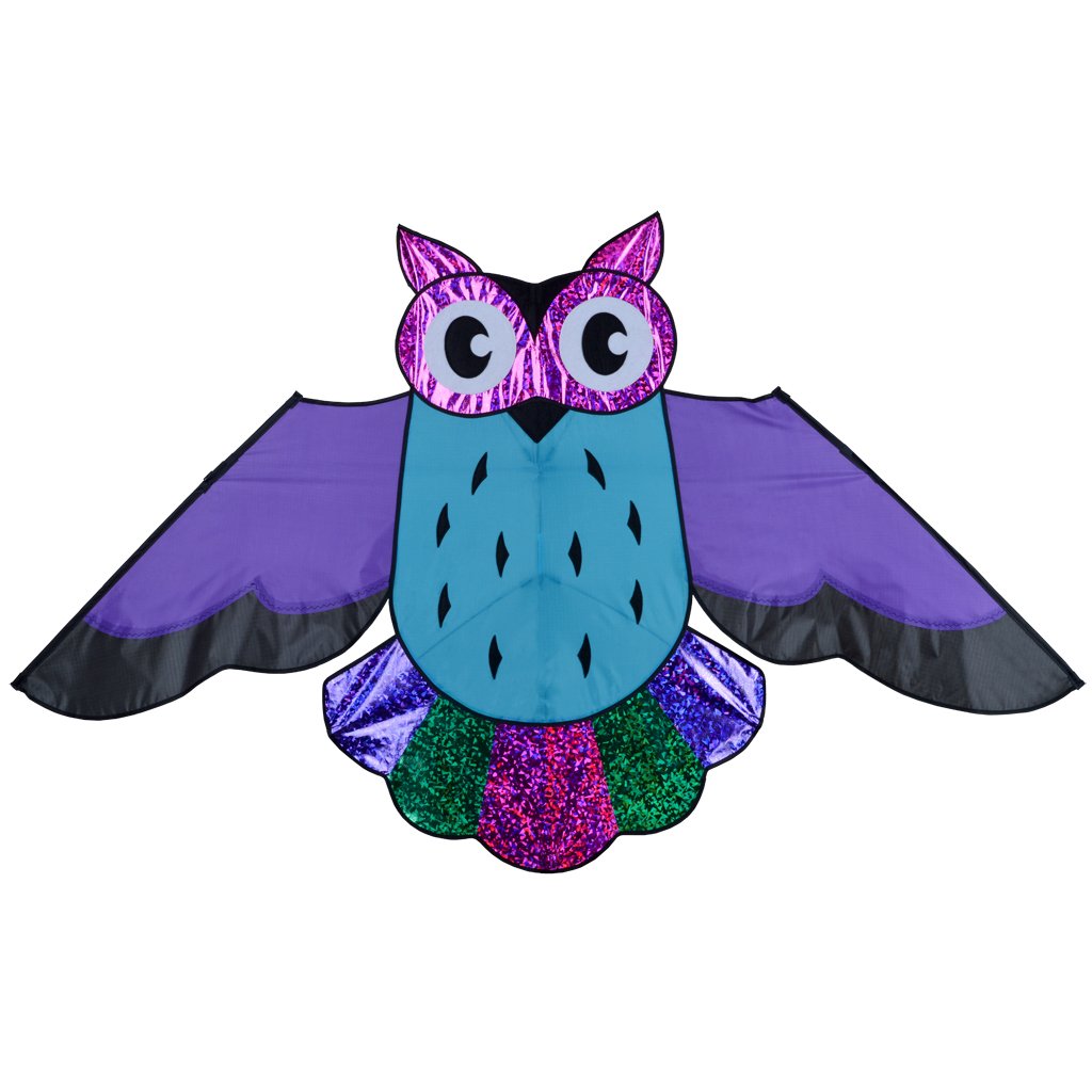 Purple Holographic Owl Kite    