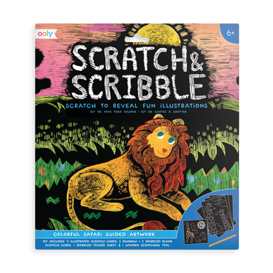 Scratch & Scribble - Colorful Safari    
