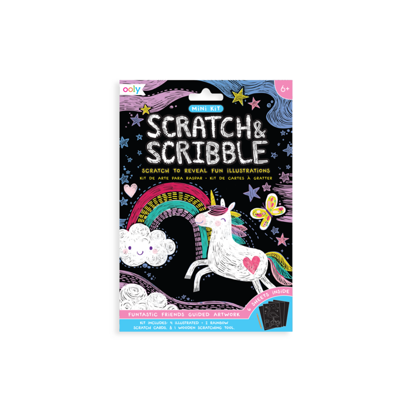 Scratch & Scribble Mini - Funtastic Friends Unicorn    