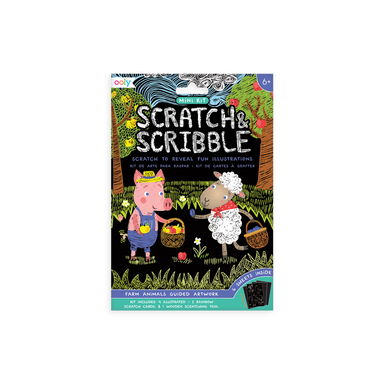 Scratch & Scribble Mini Kit - Farm Animals    