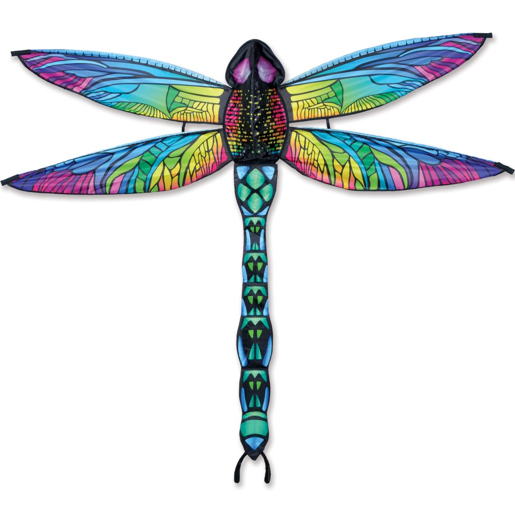 Rainbow Glimmer - 3D Dragonfly Kite    