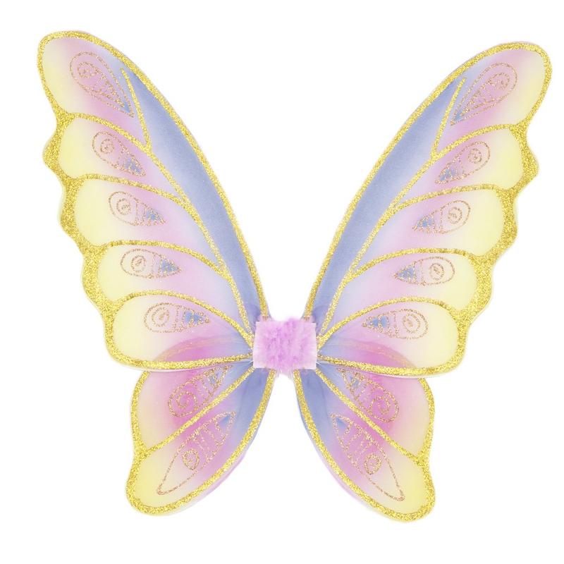 Glitter Rainbow Wings - Rainbow Pastel    