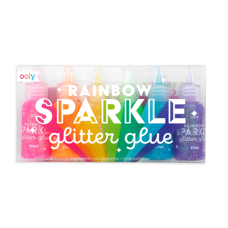Rainbow Gel Pens, 6 Colored Glitter Mixing of 3 Colors Magic Pens,150% More  Ink