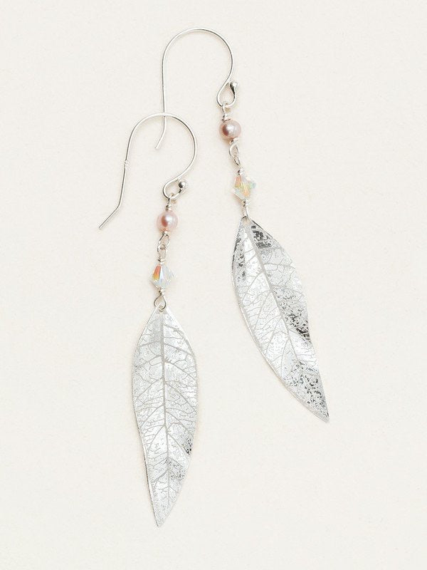Holly Yashi Shimmering Willow Earrings - Silver    