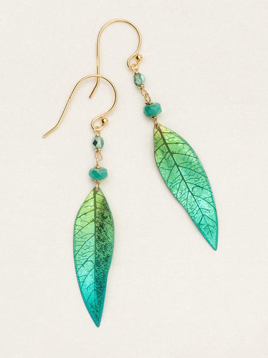 Holly Yashi Shimmering Willow Earrings - Green    