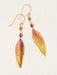 Holly Yashi Shimmering Willow Earrings - Peach    
