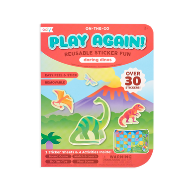 Play Again! On The Go Reusable Sticker Fun - Daring Dinos    