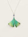 Holly Yashi Ginkgo Pendant Necklace - Green    