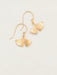 Holly Yashi Petite Ginkgo Earrrings - Gold    