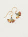 Holly Yashi Petite Ginkgo Earrings - Peach    