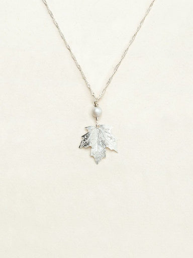 Holly Yashi Sugar Maple Pendant Necklace - Silver    