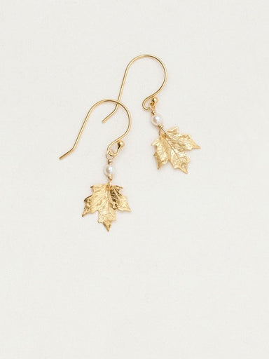 Holly Yashi Petite Sugar Maple Earrings - Gold    