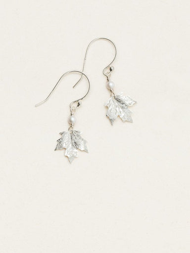 Holly Yashi Petite Sugar Maple Earrings - Silver    