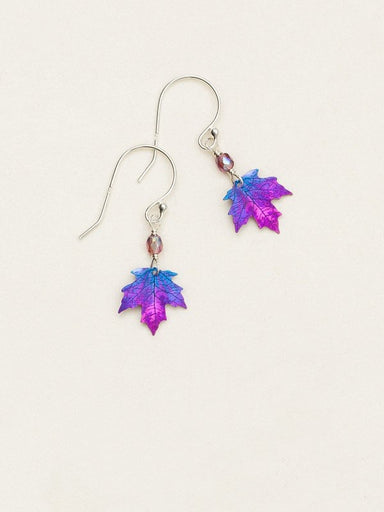 Holly Yashi Petite Sugar Maple Earrings - Purple    