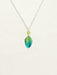 Holly Yashi Healing Leaf Pendant Necklace - Green    