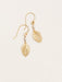 Holly Yashi Healing Leaf Earrings - Gold    