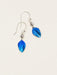 Holly Yashi Healing Leaf Earrings - Navy    