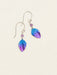 Holly Yashi Healing Leaf Earrings - Purple    
