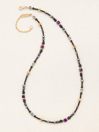 Holly Yashi Sonoma Glass Bead Necklace - Galaxy Black    