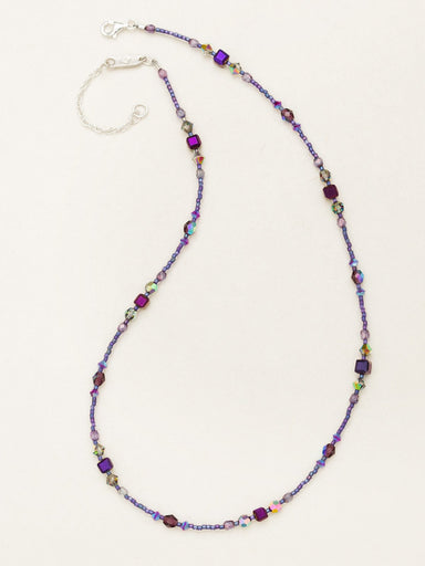 Holly Yashi Sonoma Glass Bead Necklace - Plum    