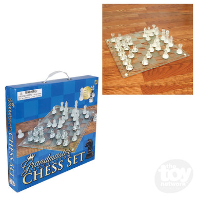 Glass Grandmaster Chess Set    