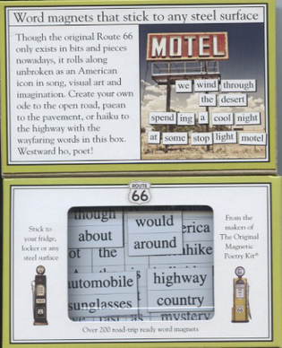 Magnetic Poetry - Route 66    