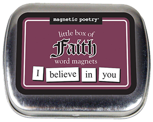 Magnetic Poetry - Little Box of Faith    