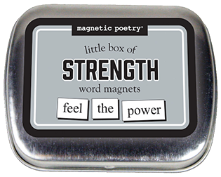 Magnetic Poetry - Little Box of Strength    