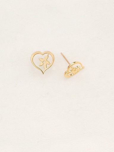 Holly Yashi True Love Post Earrings - Gold    