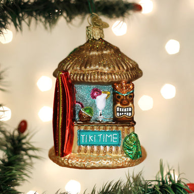 Old World Christmas Tiki Hut Ornament    