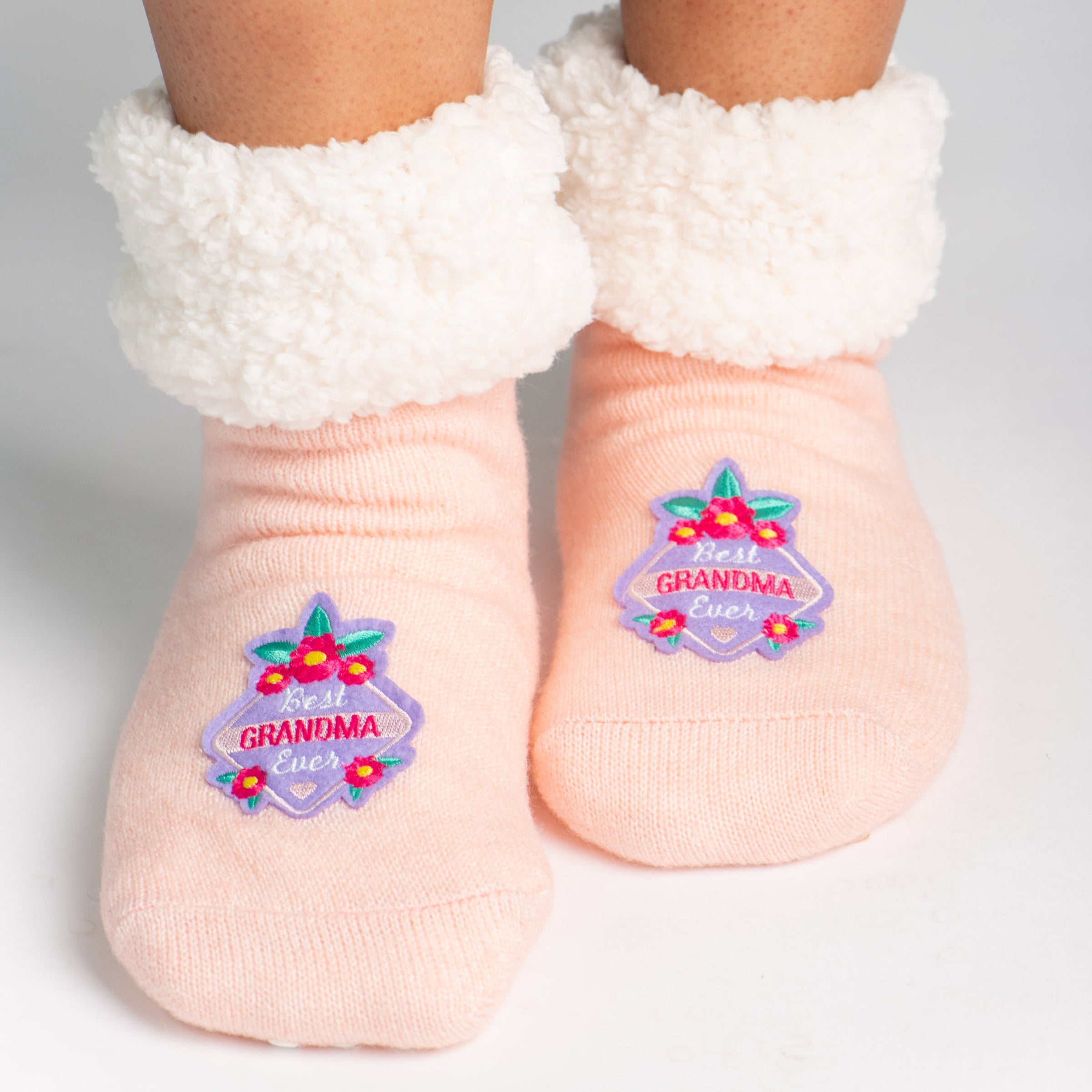 Best Grandma Ever - Original Size Pudus Slipper Socks    