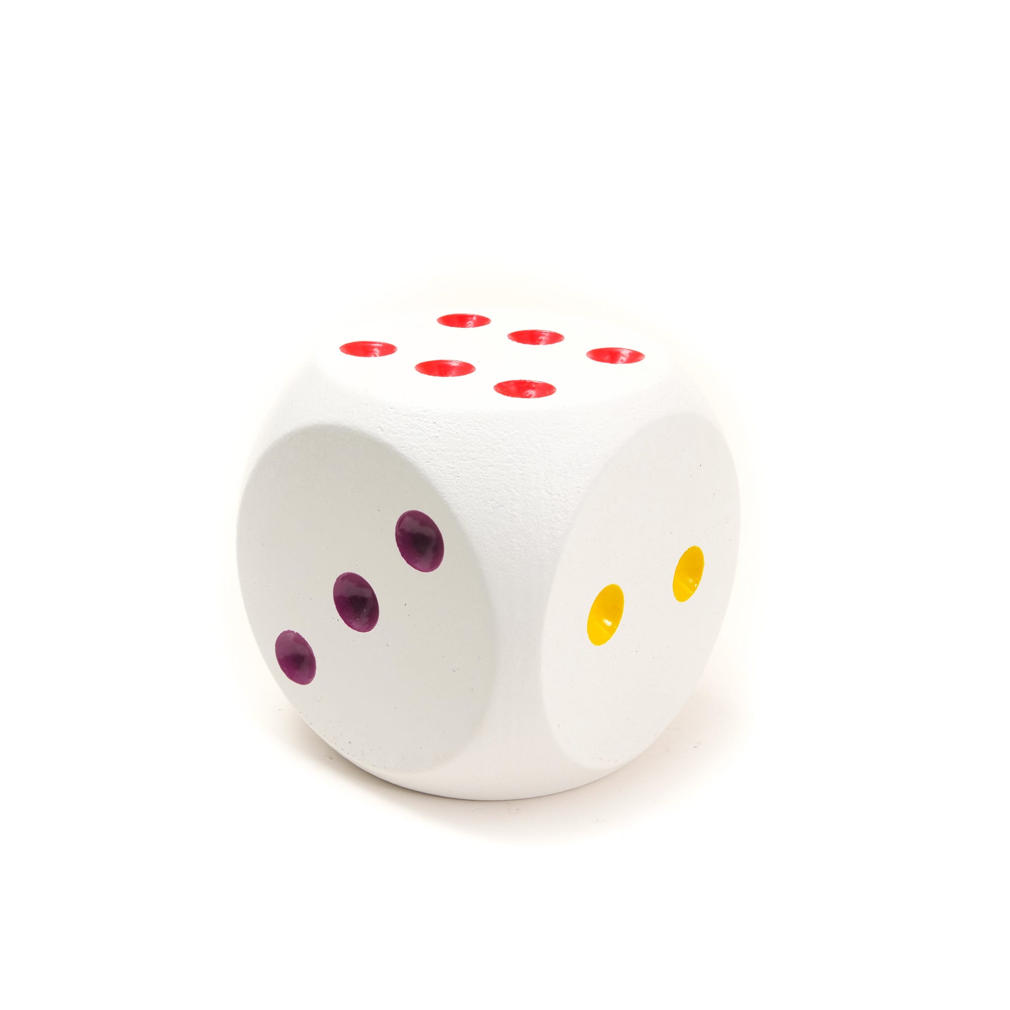 Giant Wooden Color Spot Dice    