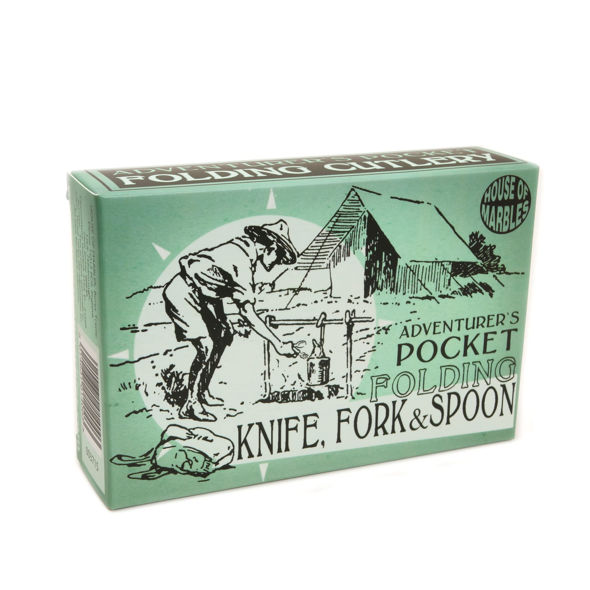 Adventurer's Folding Knife, Fork and Spoon Set    