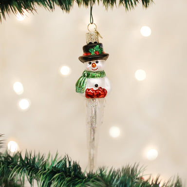 Old World Christmas Icicle Snowman Ornament    