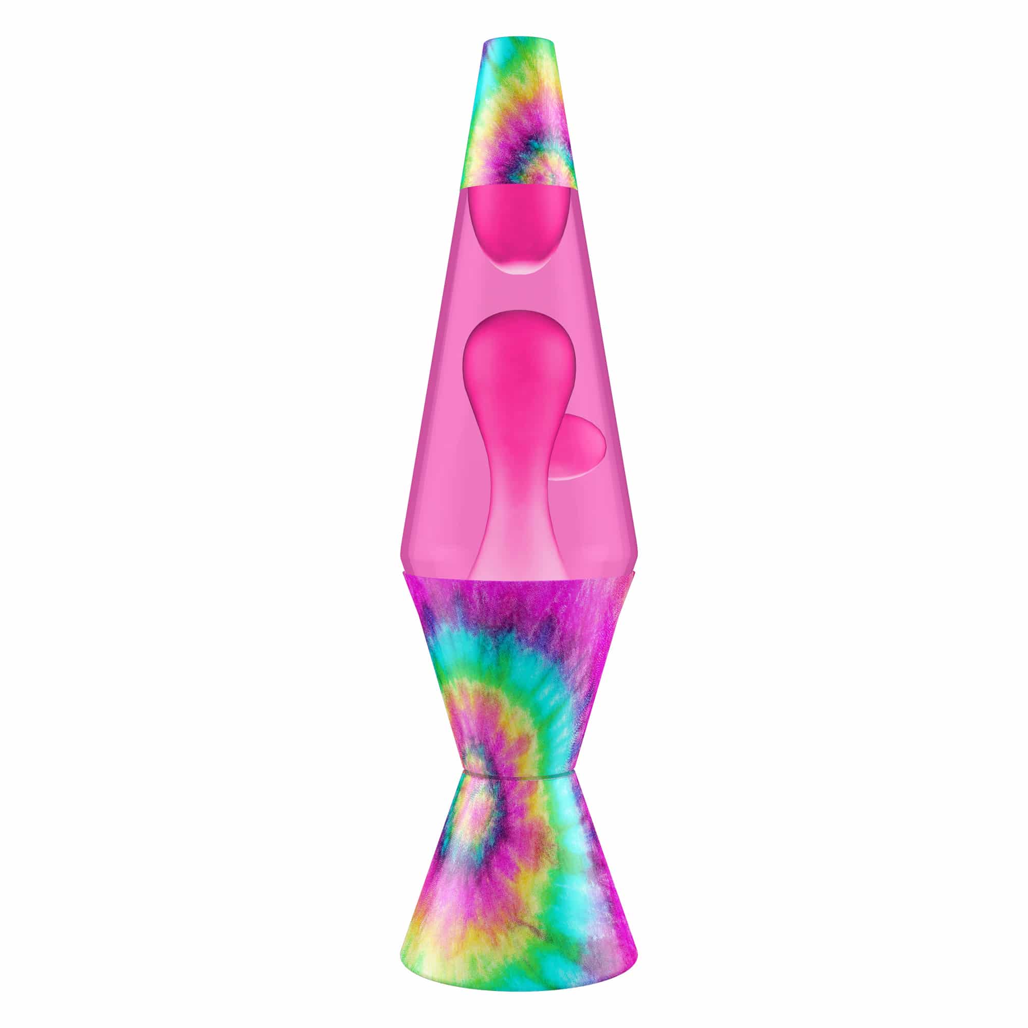 Lava Lamp - 14.5" Pink Tie-Dye    