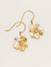 Holly Yashi Pansy Drop Earrings - Champagne    