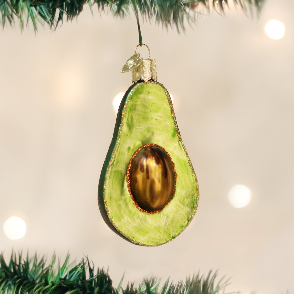 Old World Christmas - Avocado Ornament    