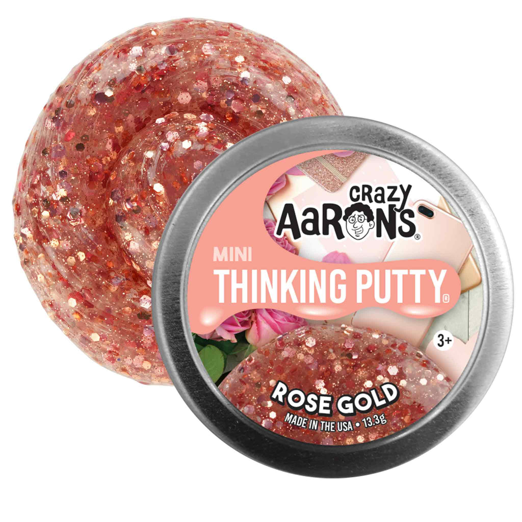 Crazy Aaron's Rose Gold Mini Thinking Putty    
