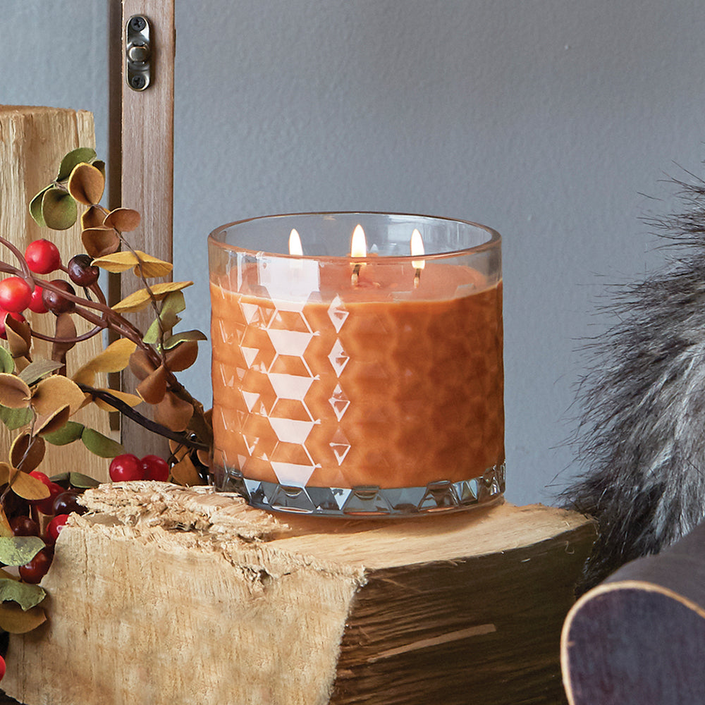 3 Wick Honeycomb Candle - Mulled Cider    
