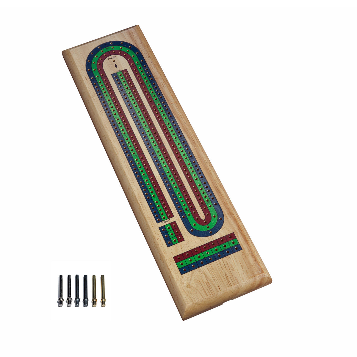 Cribbage - 3-Track - Colored Tracks — Bird in Hand